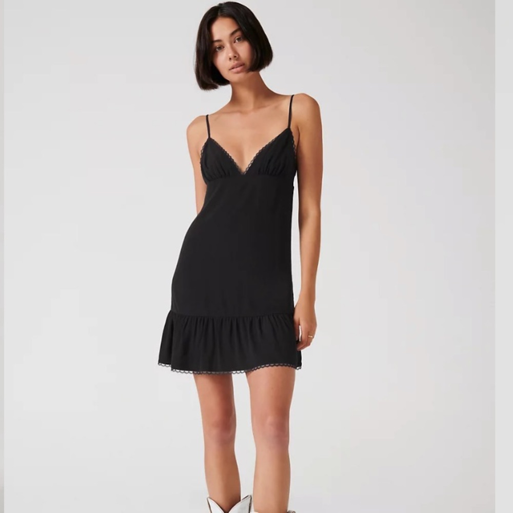 Aritzia Black Noah Slip Dress Size Small